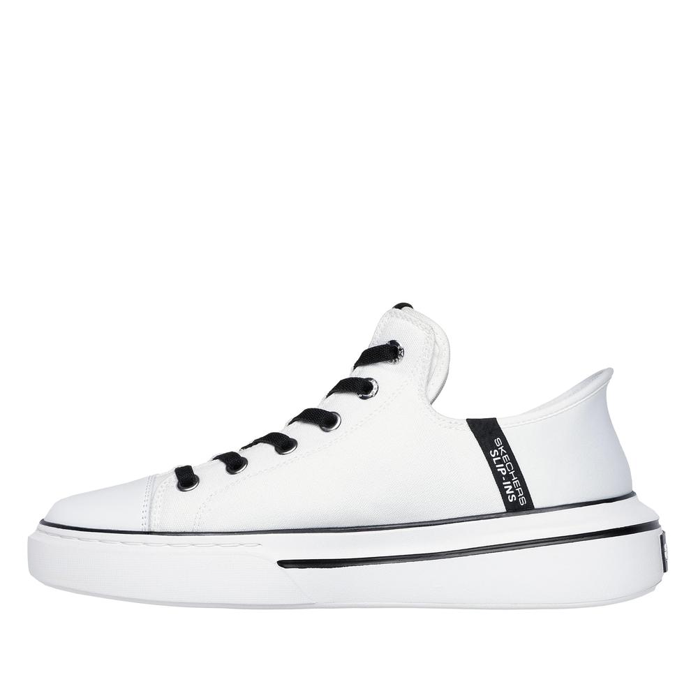 Boty Skechers Premium Leather Skechers Slip-ins Snoop One OG 251026WBK - bílé