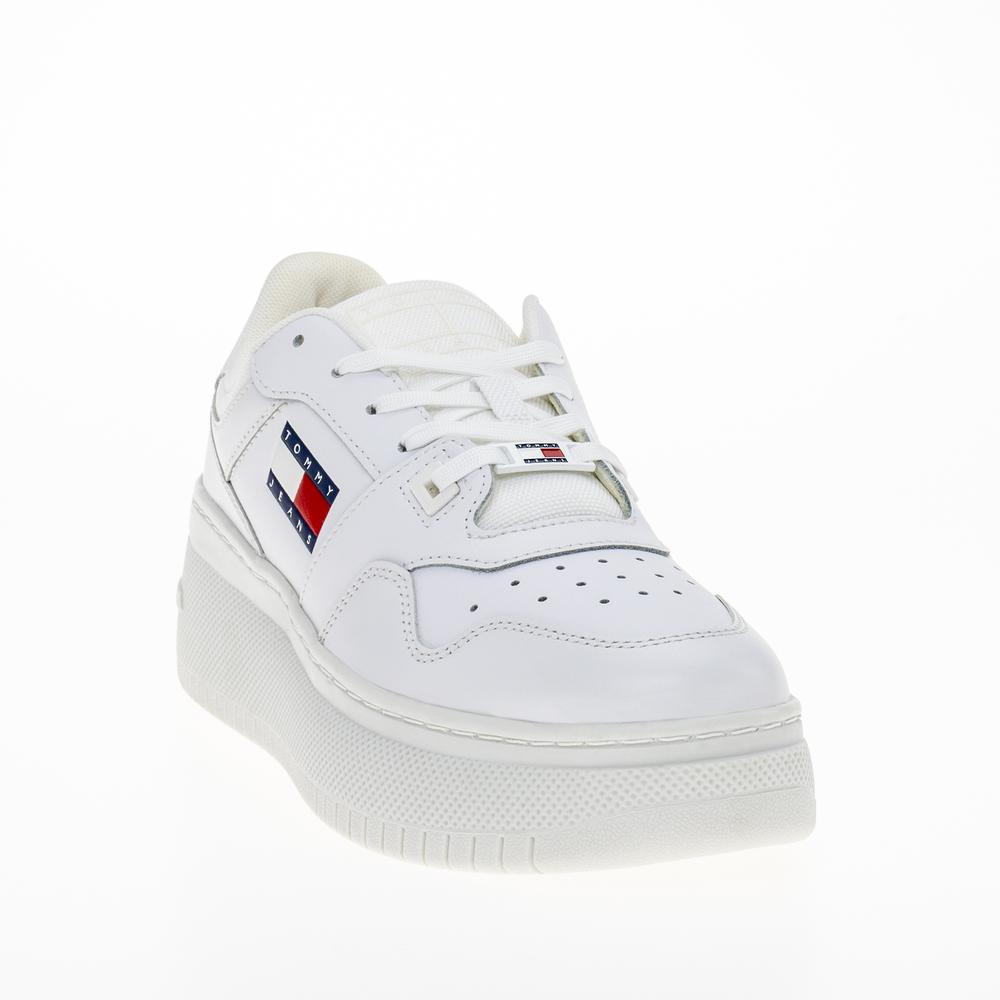 Boty Tommy Hilfiger TJW Retro Basket Flatform Ess EN0EN02506-YBS - bílé