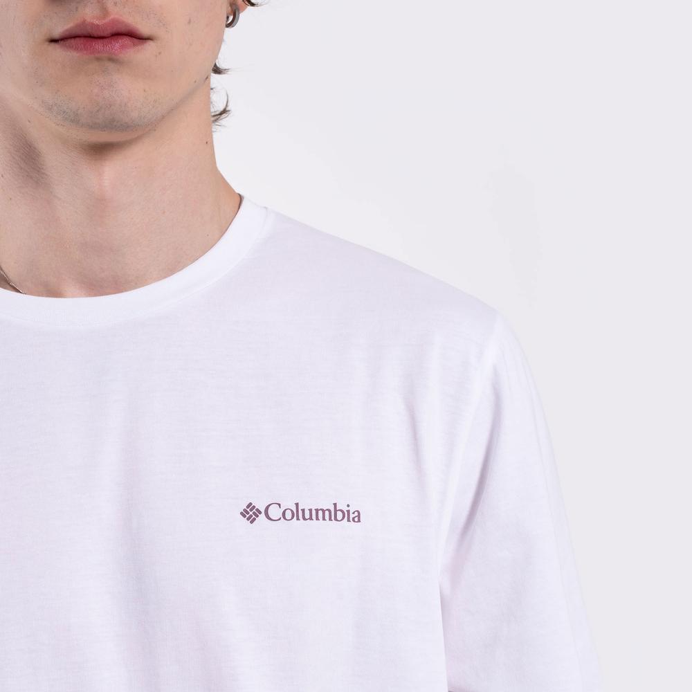 Pánská tričko Columbia CSC Back Graphic 2155021101 - bílé