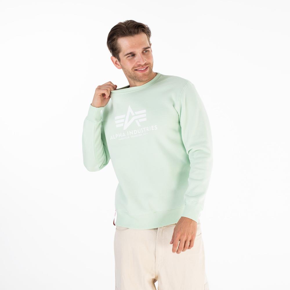 Mikina Alpha Industries Basic 17830243 - zelené