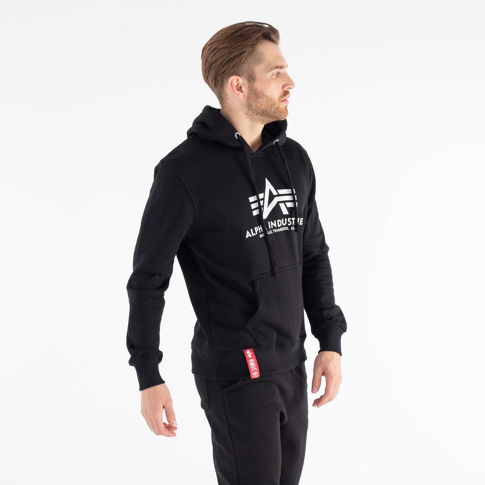 Mikina Alpha Industries Basic Hoody 17831203 - černé