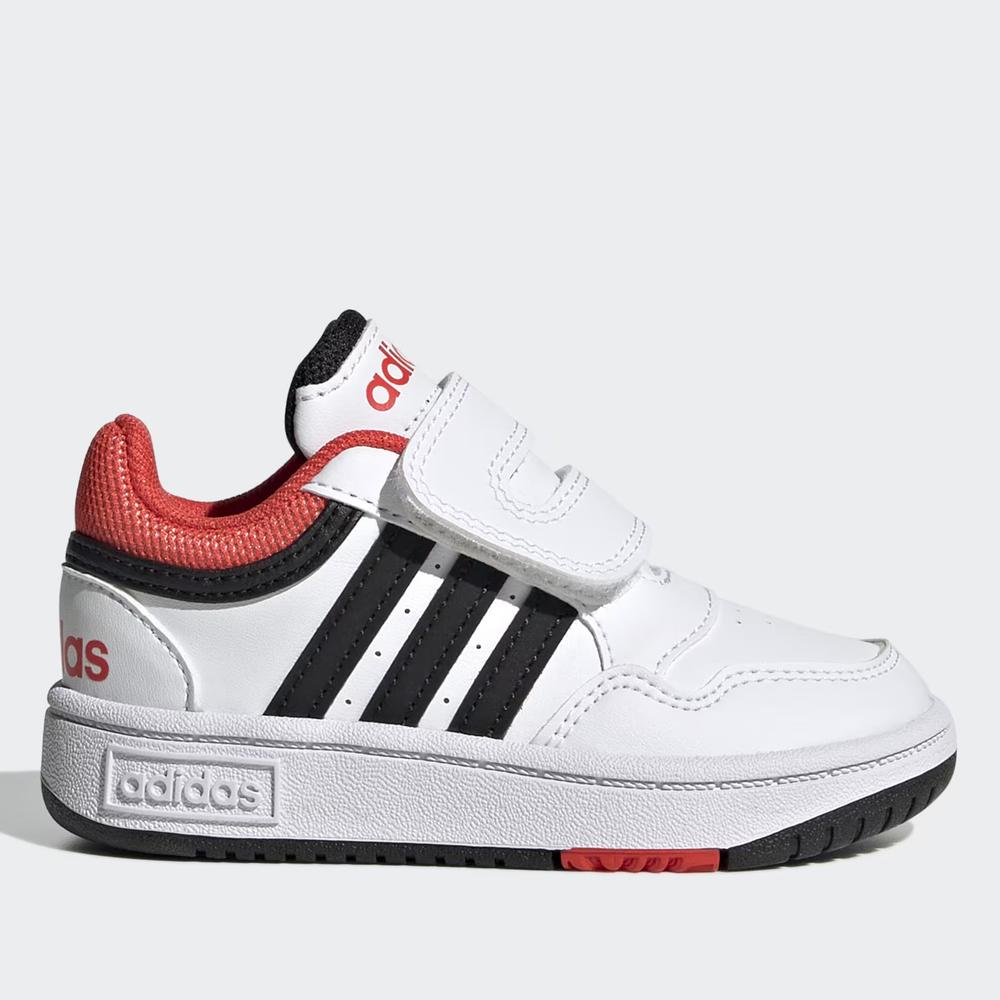 Boty dětské adidas Hoops 3.0 CF I H03860 - bílé