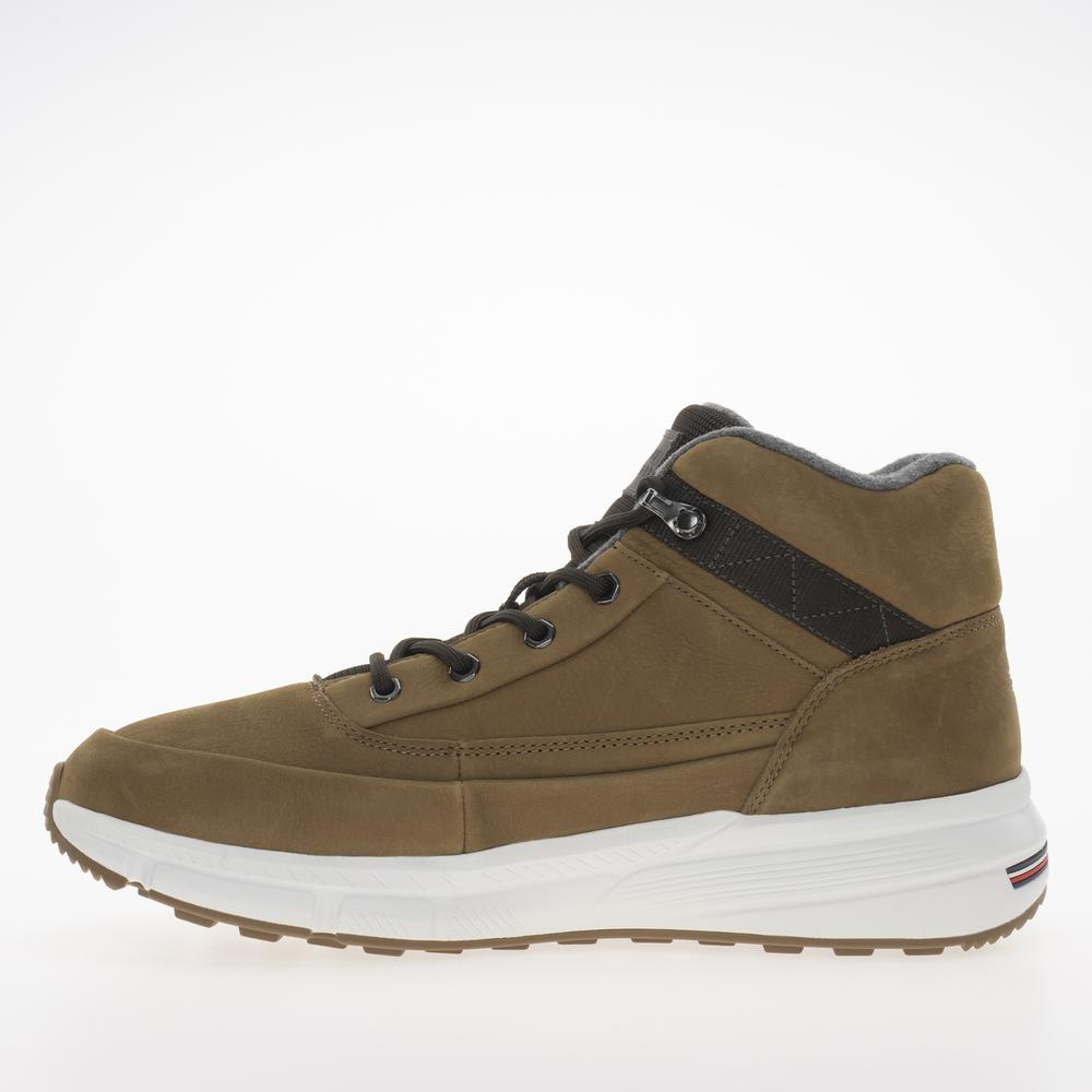 Boty Tommy Hilfiger Warm Nubuck Hybrid FM0FM05189-GWJ - hnědé