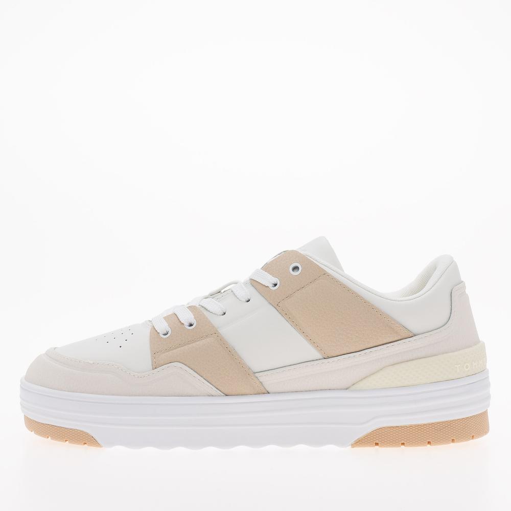Boty Tommy Hilfiger Th Lo Basket Sneaker FW0FW07309-YBL - béžové