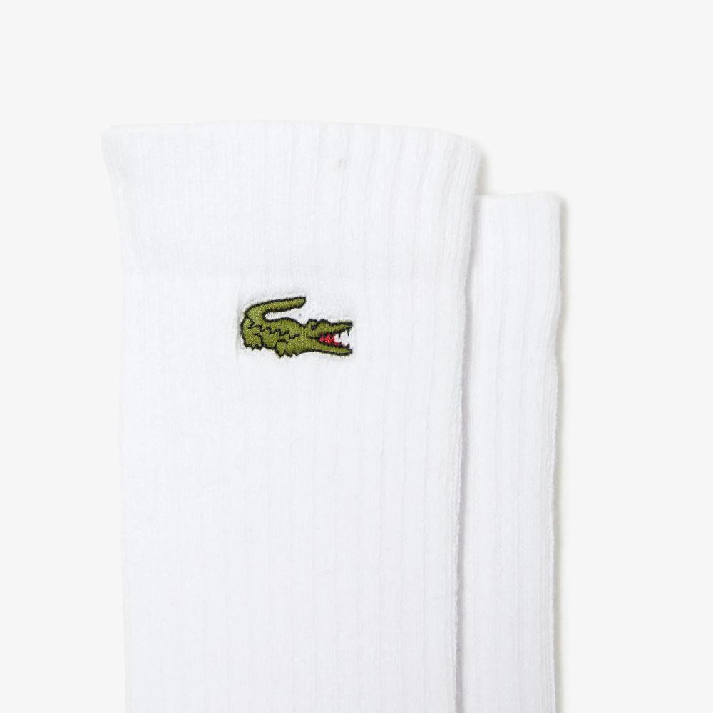 Ponožky unisex 3-pack Lacoste RA4182-Z92 – bílé