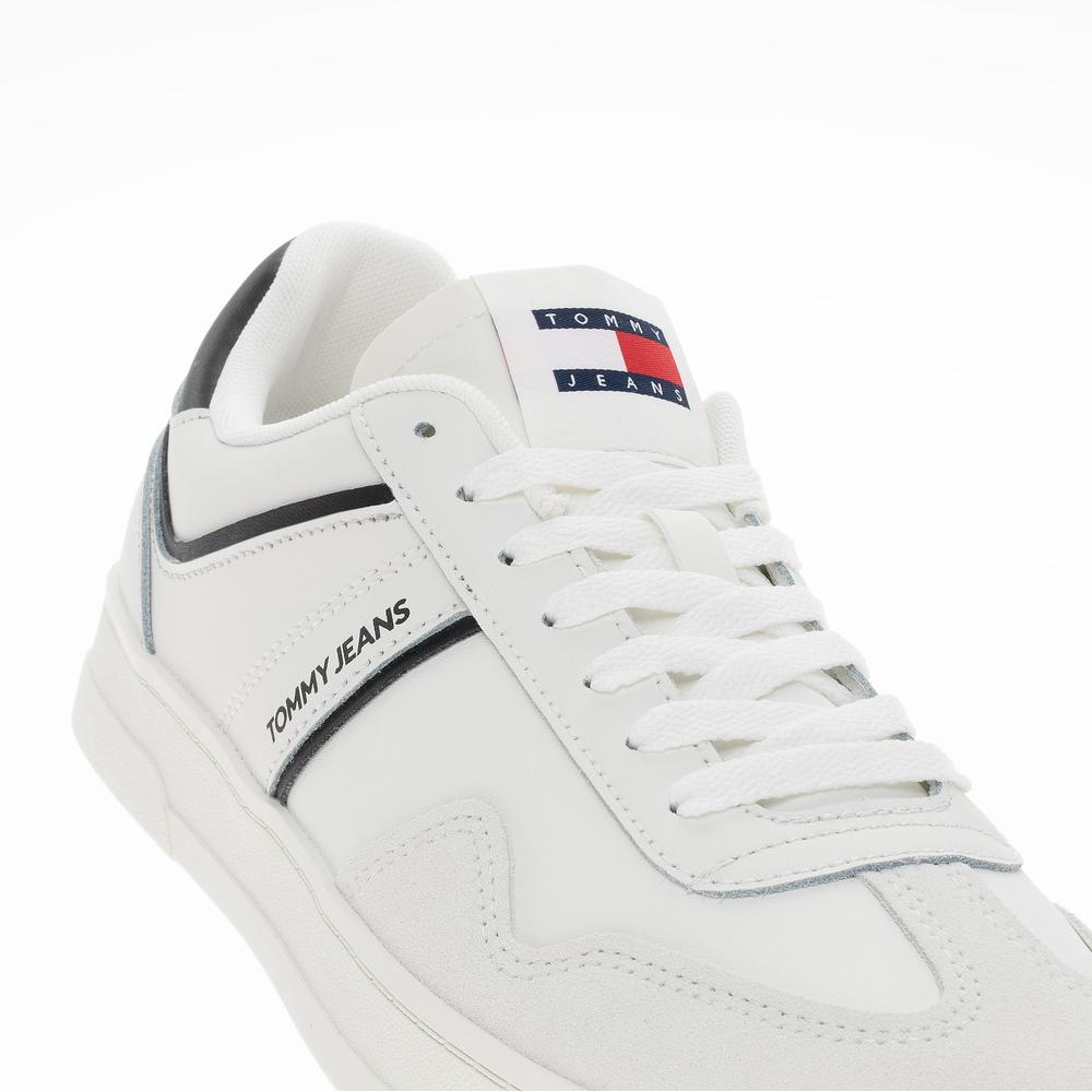 Boty Tommy Jeans The Greenwich EM0EM01571-TCR - bílé