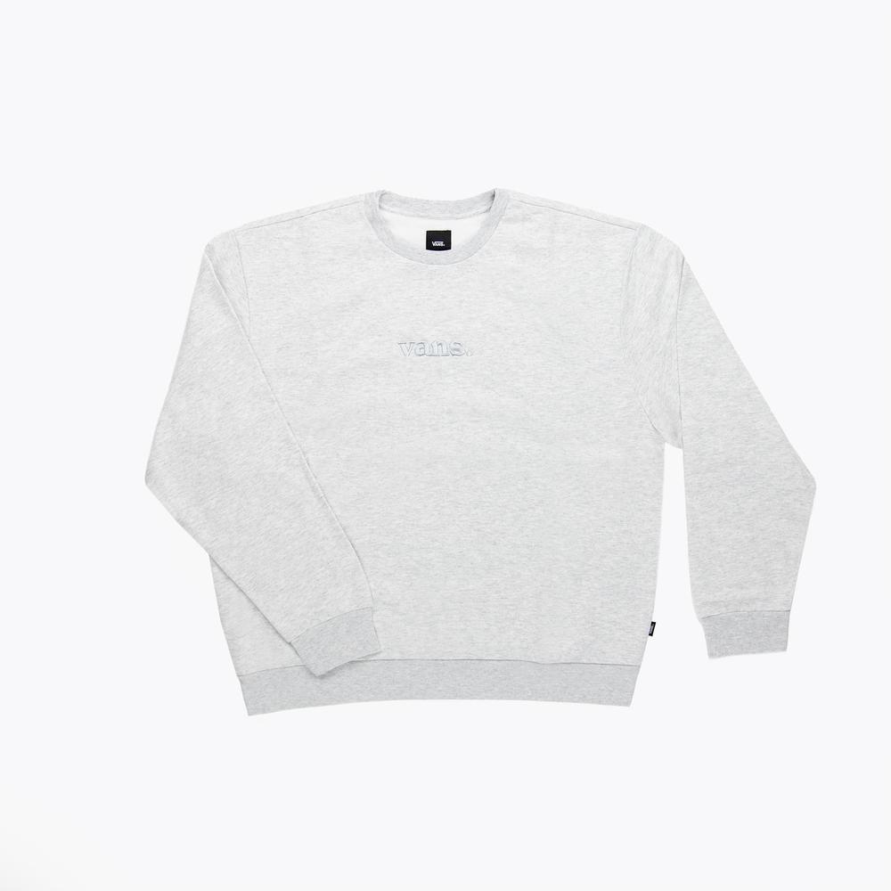 Mikina Vans Essential Relaxed Crew VN000H911QI1 - šedivé