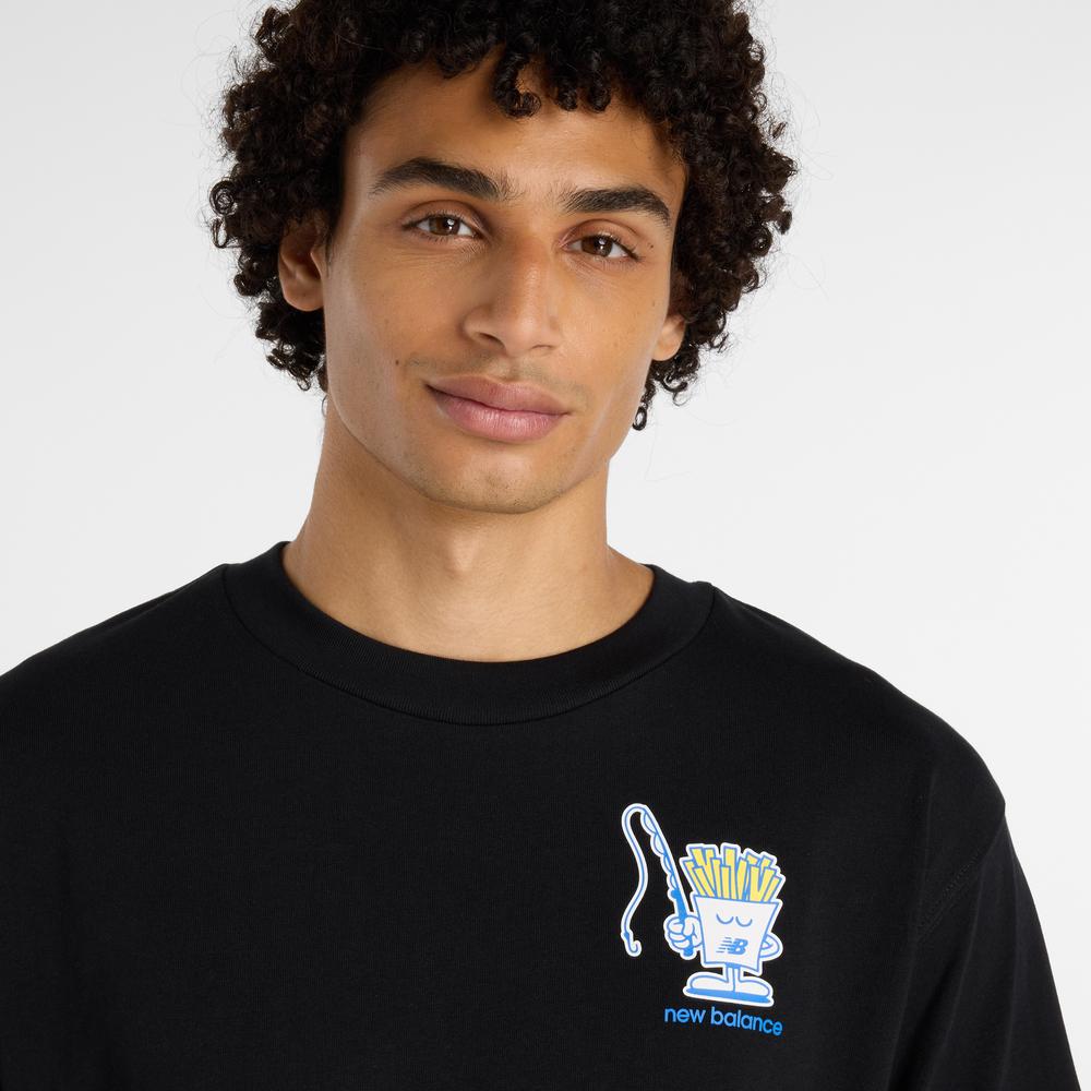 Pánské tričko New Balance MMT61I5BMBK - černé