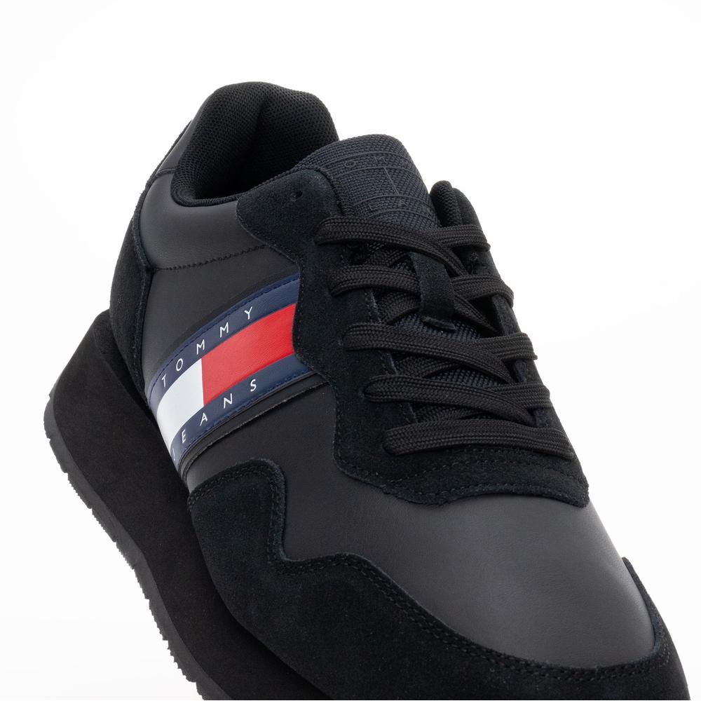 Boty Tommy Jeans TJM Modern Runner EM0EM01316-BDS - černé