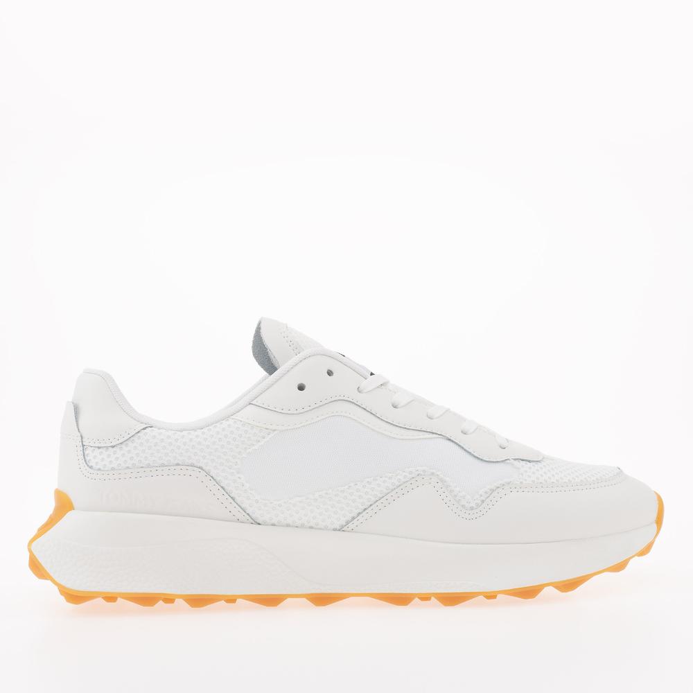 Boty Tommy Hilfiger TJM Runner Mix Material EM0EM01259-YBL - bílé