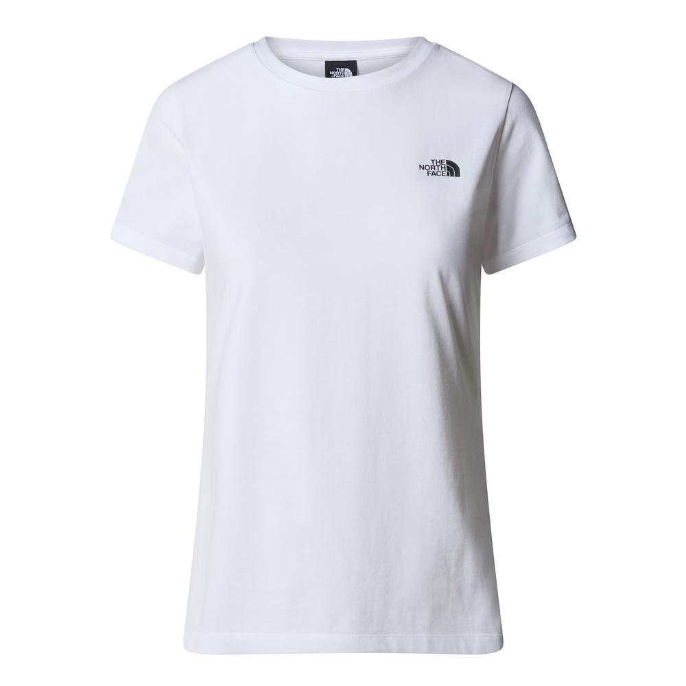 Tričko The North Face Simple Dome 0A87NHFN41- bílé