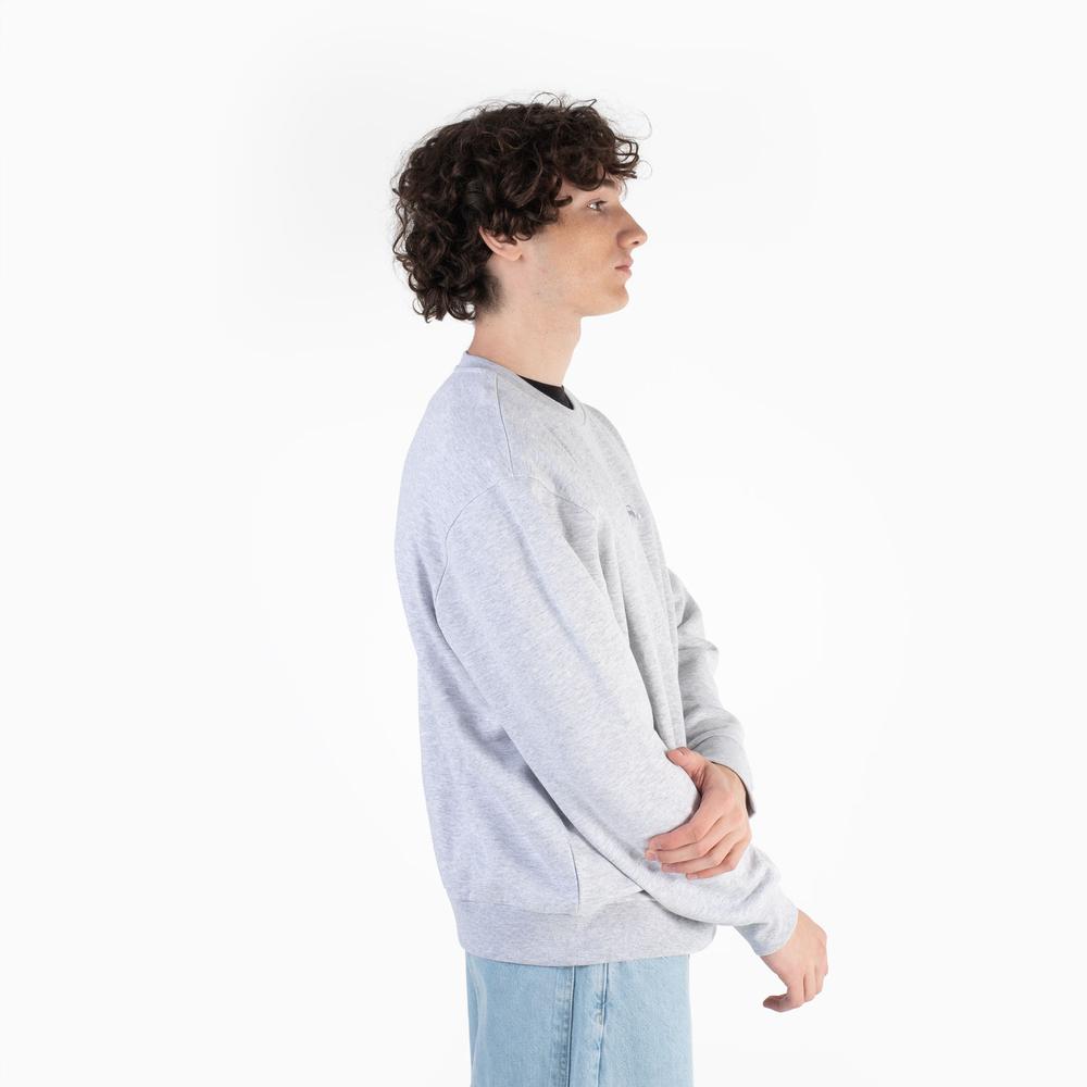 Mikina Vans Essential Relaxed Crew VN000H911QI1 - šedivé