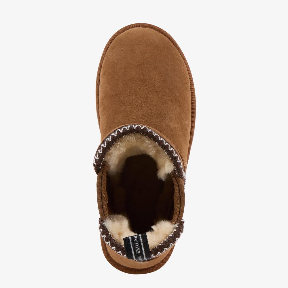 Dámské boty Emu Australia Higgie W13198CHES - hnědé