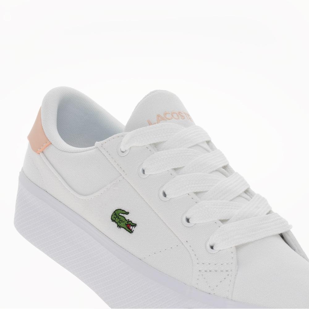 Boty Lacoste Ziane Platform 125 1 CFA 749CFA0017-1Y9 - bílé