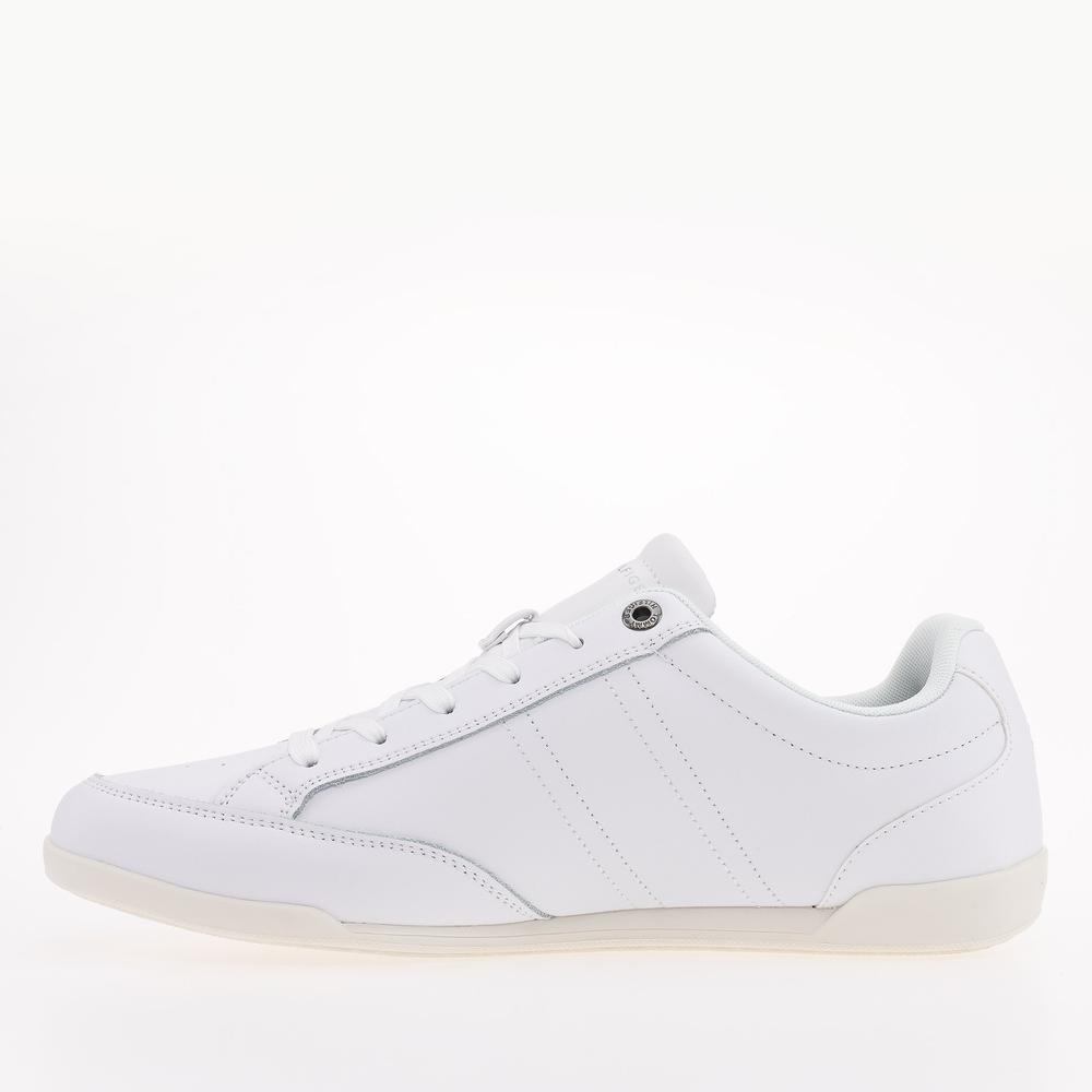 Boty Tommy Hilfiger Classic LO Cupsole Leather FM0FM04277-YBR - bílé