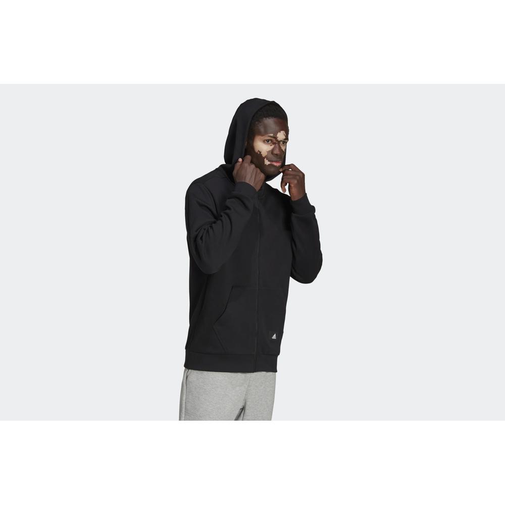 Mikina adidas M FI DBLKNT FZ HA1416 - černé