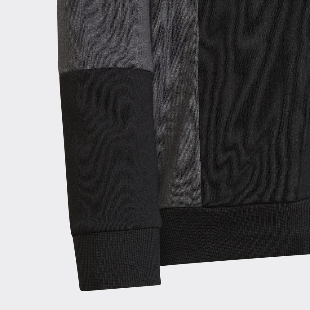 Mikina adidas Colourblock Hoodie HN8563 - černé