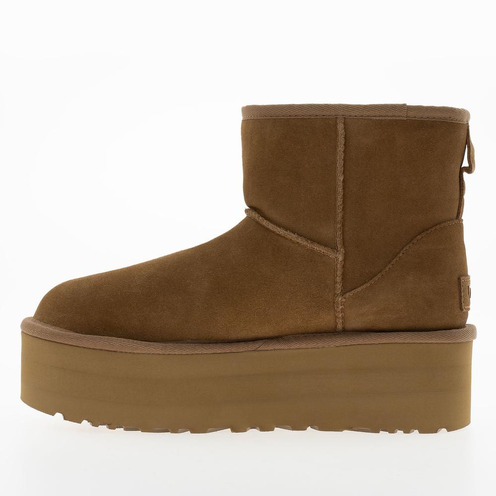 Boty dámské UGG Classic Mini Platform 1134991-CHE - hnědé