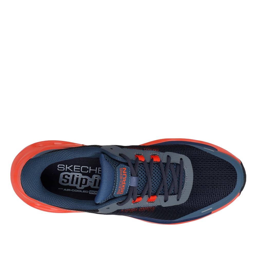 Boty pánské Skechers Slip-ins: Max Cushioning Glide-Step Aberdeen 220422NVOR - tmavě modrě