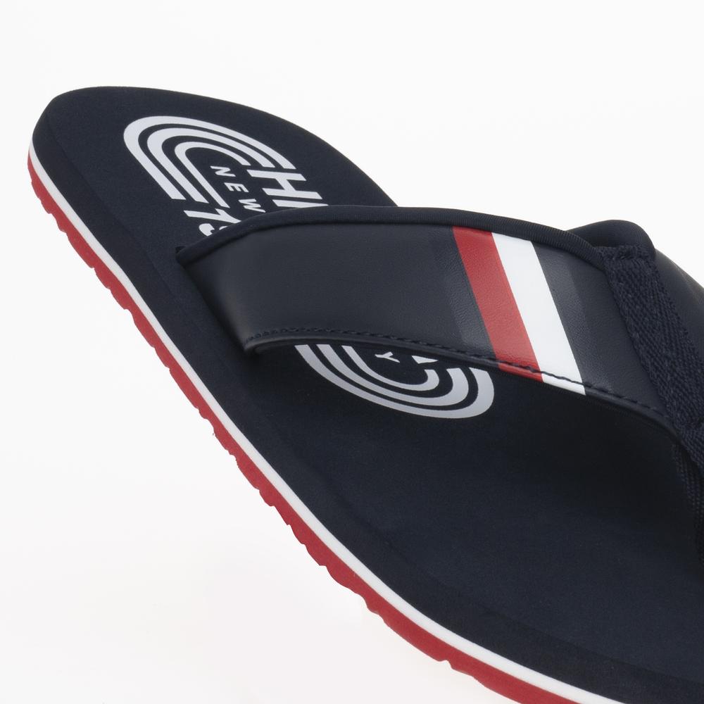 Žabky Tommy Hilfiger RWB Padded Beach Sandal FM0FM05137-DW5 - tmavě modrě