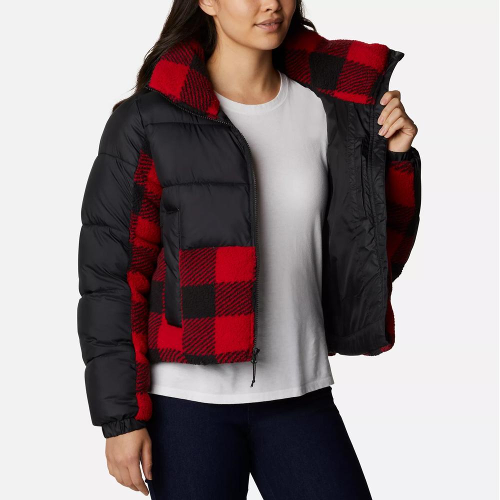 Bunda Columbia Leadbetter Point Sherpa Hybrid Puffer 1955243011 - černé