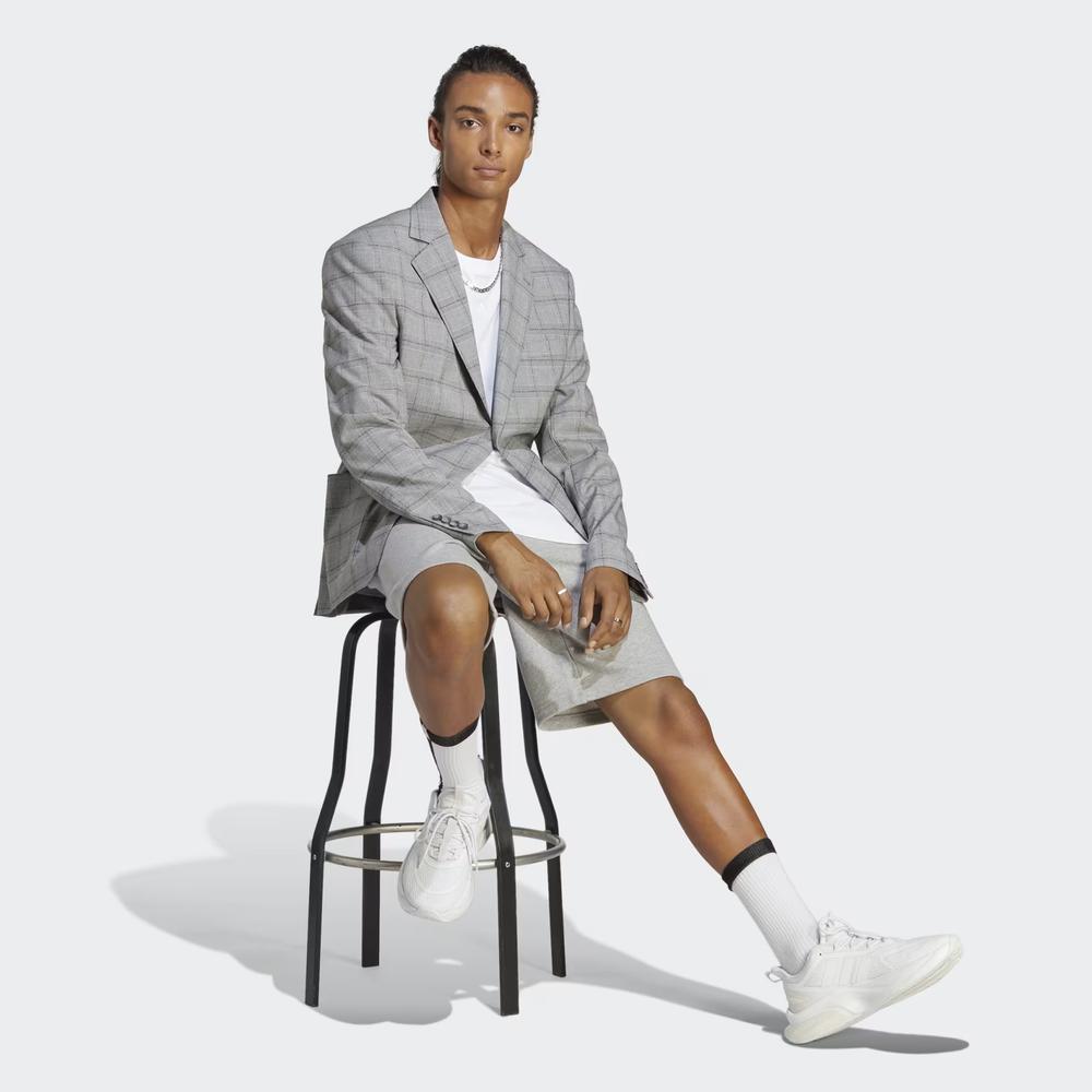 Krátké kalhoty adidas Essentials Big Logo French Terry IC9403 - šedivé
