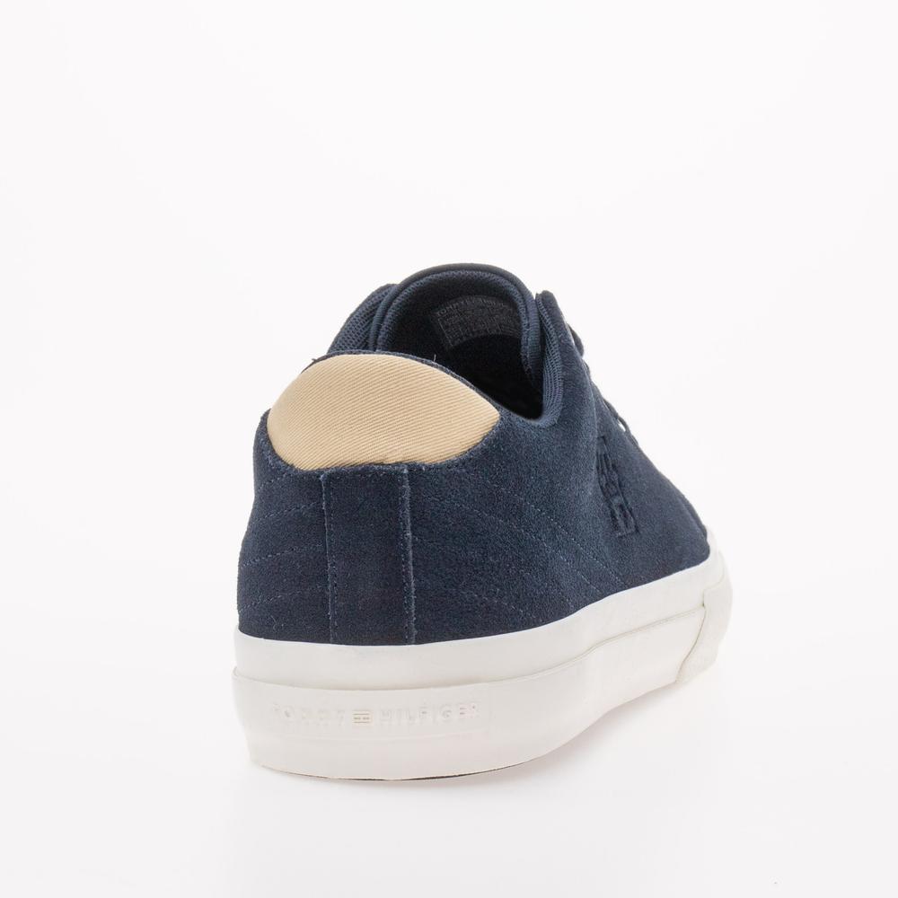 Boty Tommy Hilfiger Hi Vulc Street Low Suede FM0FM04590-DW5 - tmavě modrě