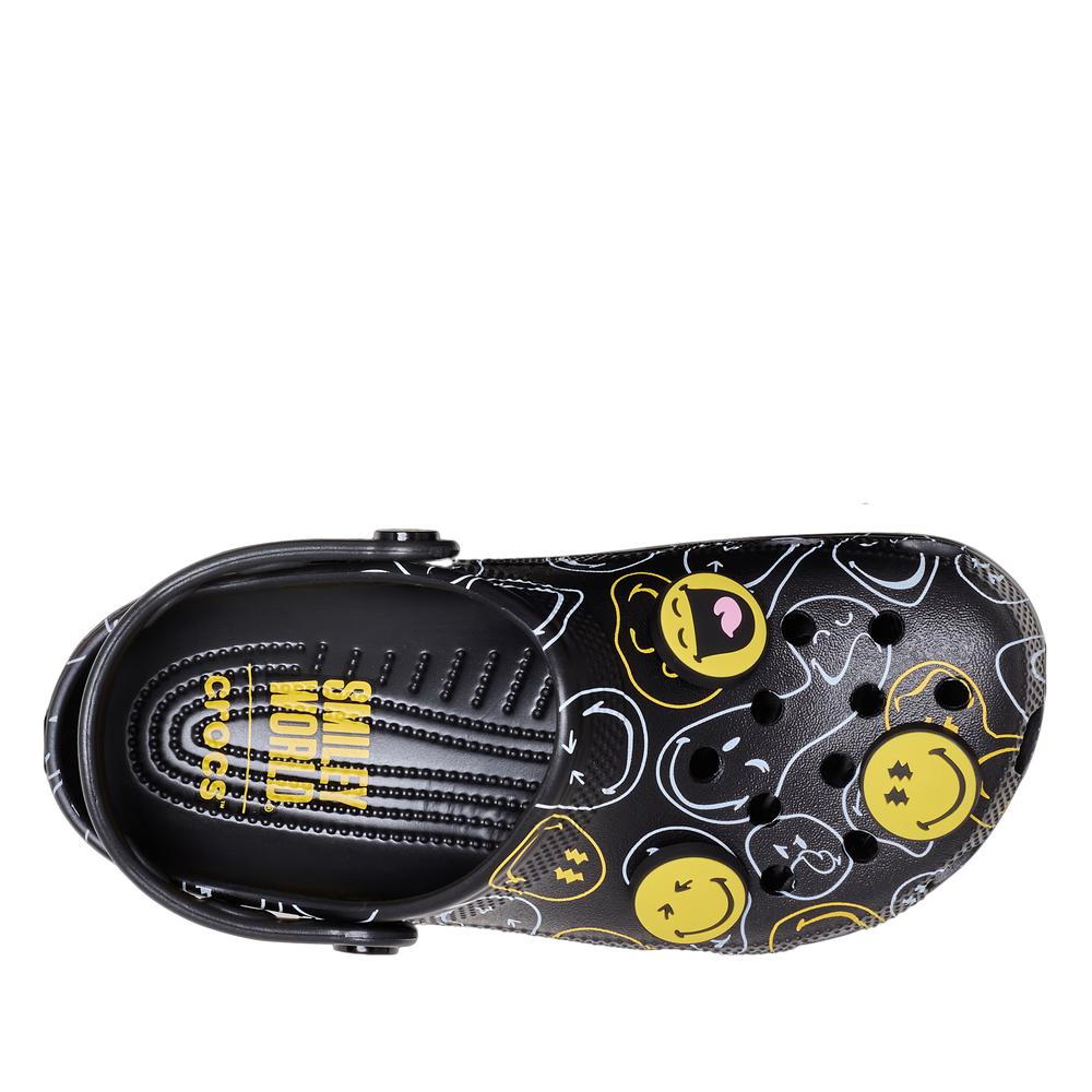Žabky SmileyWorld Classic Clog 211693-90H - černé