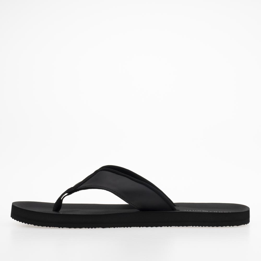 Žabky Tommy Hilfiger Comfortable Padded FM0FM04473-BDS - černé