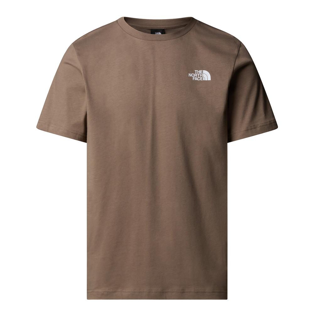 Pánské tričko The North Face Redbox 0A87NPE1Q1 - hnědé
