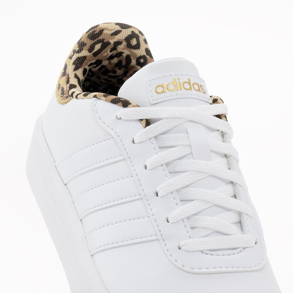 Boty adidas Court Platform GW9786 - bílé