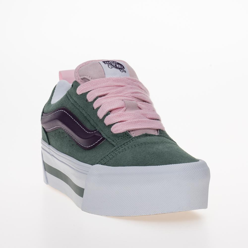 Boty Vans KNU Stack Nineties Silver Pine VN000CP69Q61 - zelené