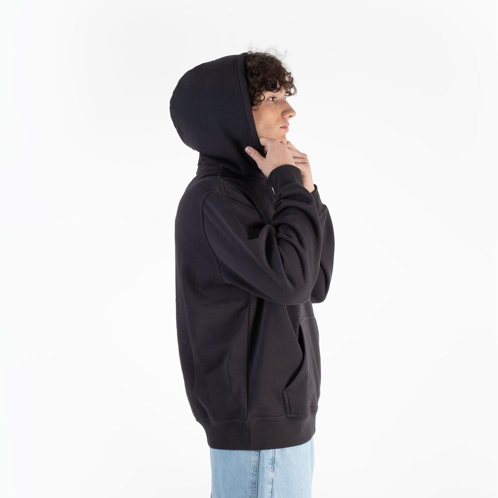 Mikina Champion Tonal Logo Fleece Erkek Siyah Hoodie 220274-ES503 - šedivé
