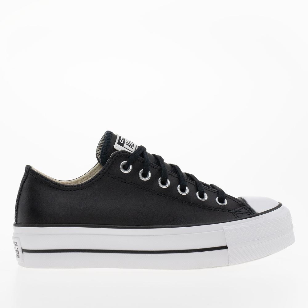 Boty Converse Chuck Taylor All Star Lift Platform Leather 561681C - černé