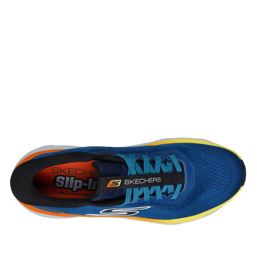 Boty pánské Skechers Slip-ins: Max Run 221000NVMT - tmavě modrě