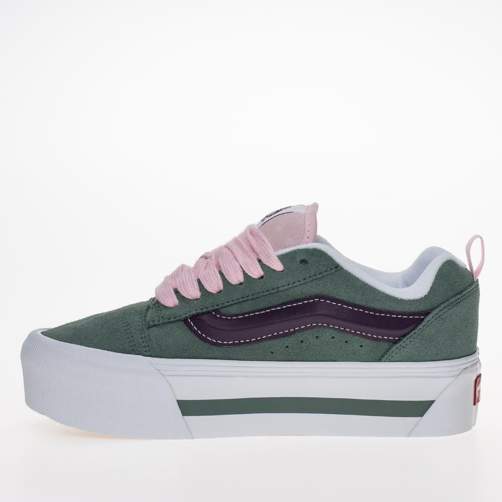Boty Vans KNU Stack Nineties Silver Pine VN000CP69Q61 - zelené