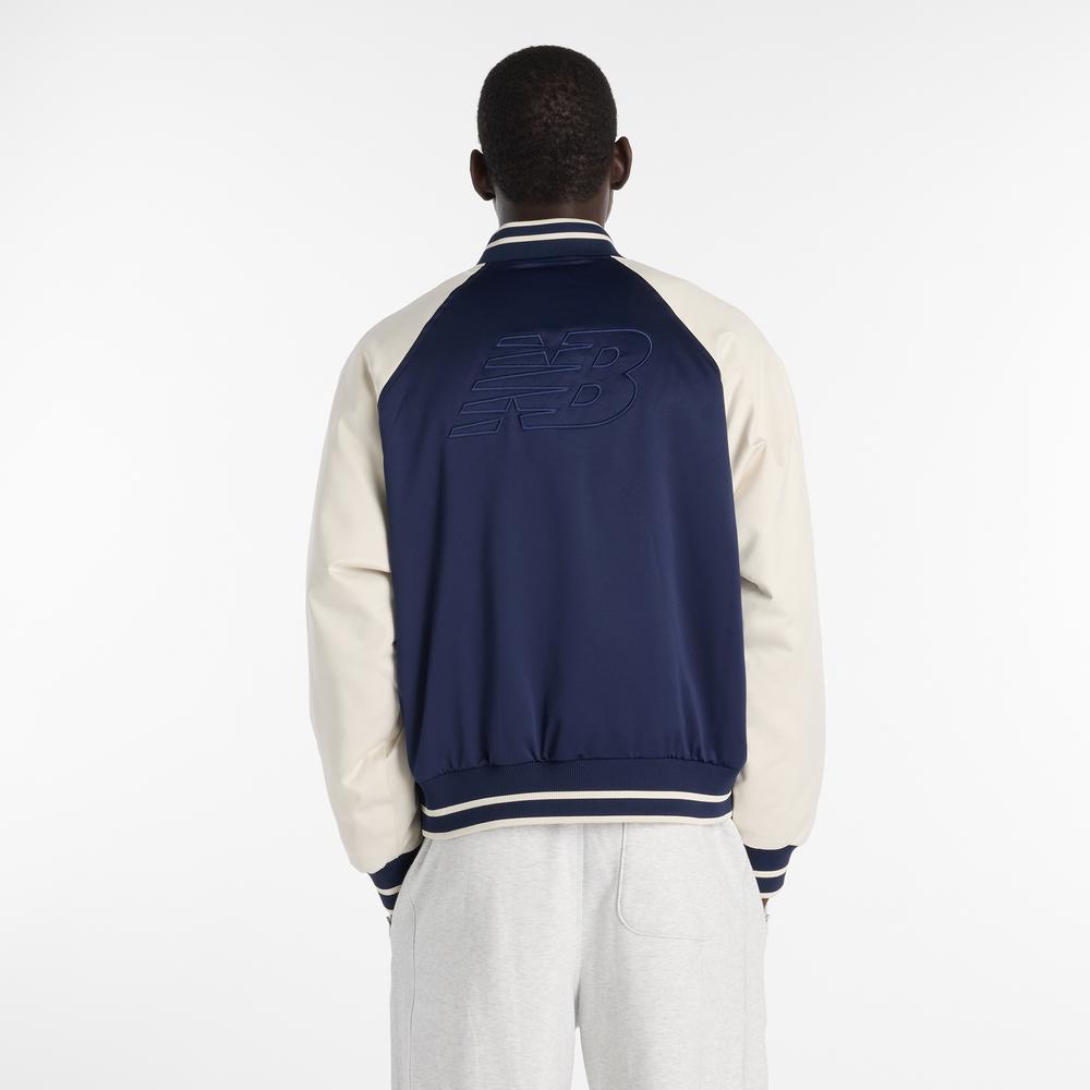 Pánská bunda New Balance MJ6102R7TNV - tmavě modrě