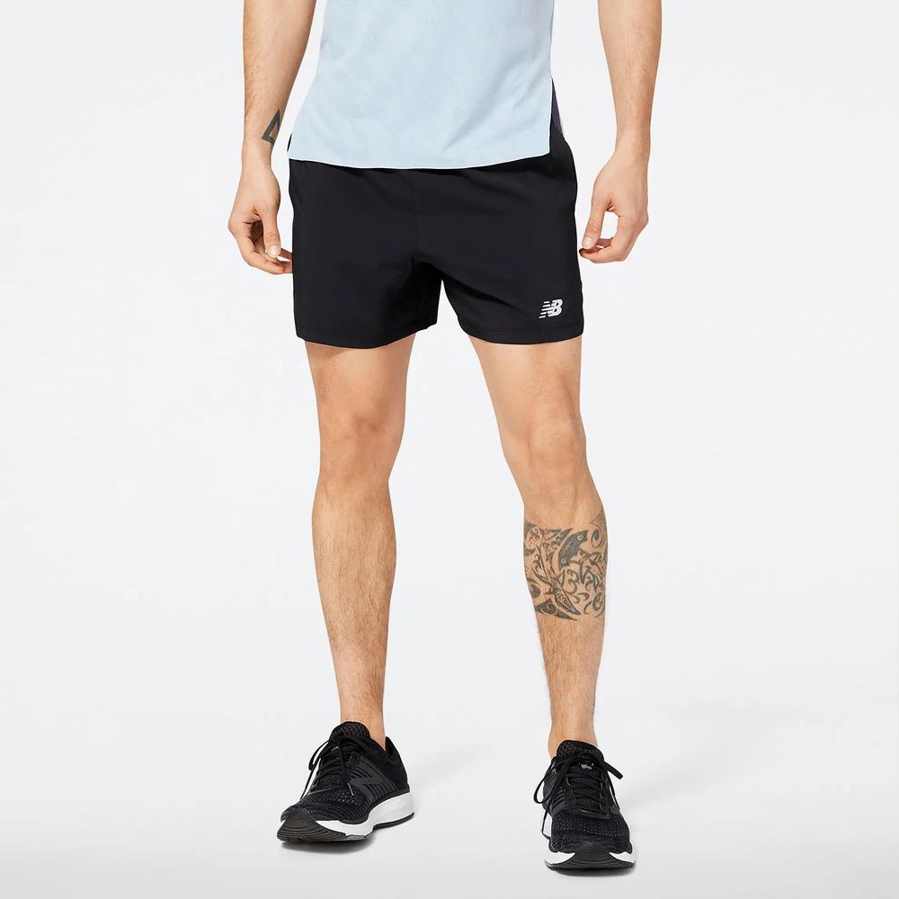 Pánské šortky New Balance MS23228BK – černé