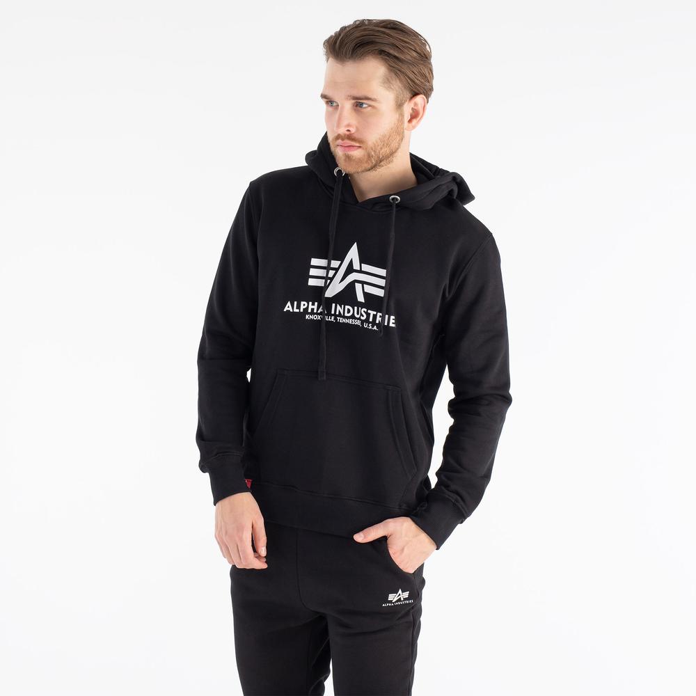 Mikina Alpha Industries Basic Hoody 17831203 - černé