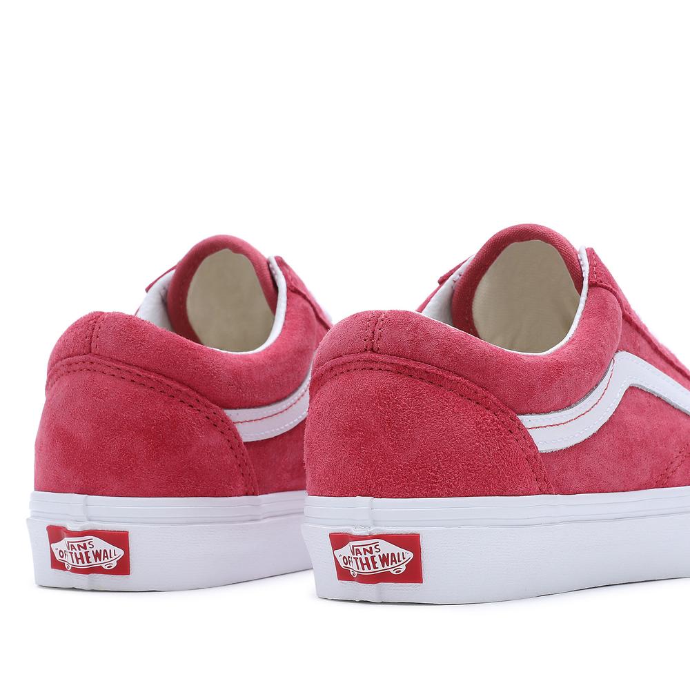 Boty Vans Pig Suede Old Skool VN0007NTZLD1 - červené