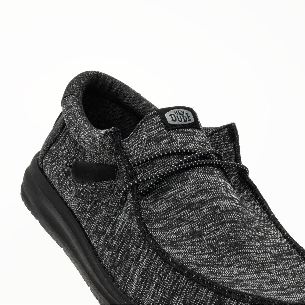 Boty Hey Dude Wally Sport Knit 40536-060 - černé