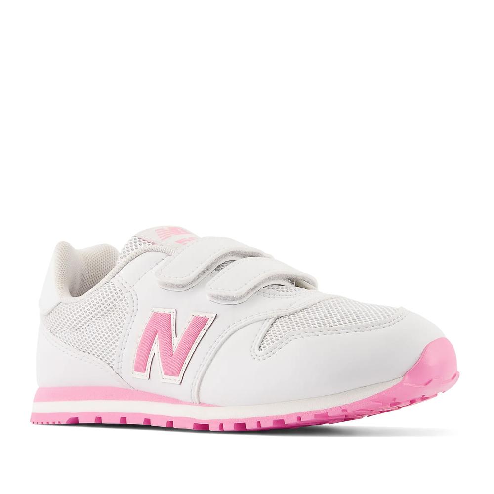 Dětské boty New Balance PV500QP1 - bílé