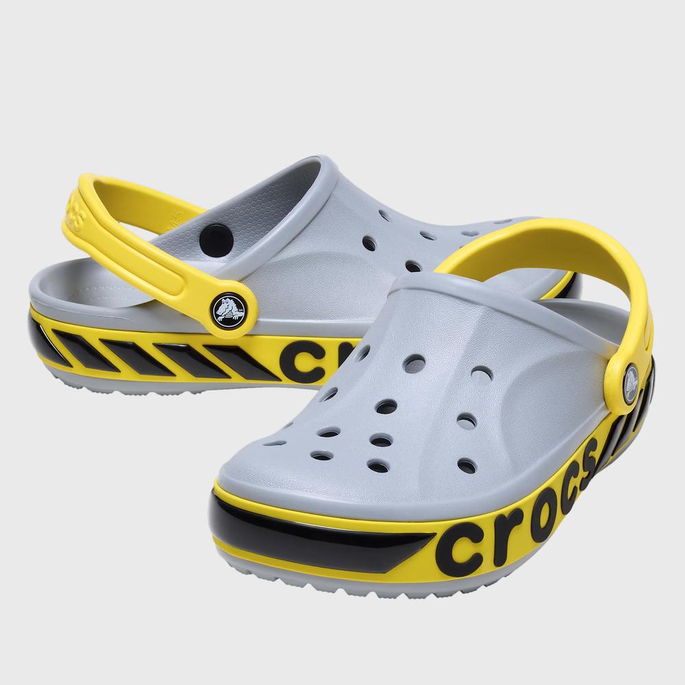 Žabky Crocs Bayaband Racer Band Clog 211182-007 - šedivé
