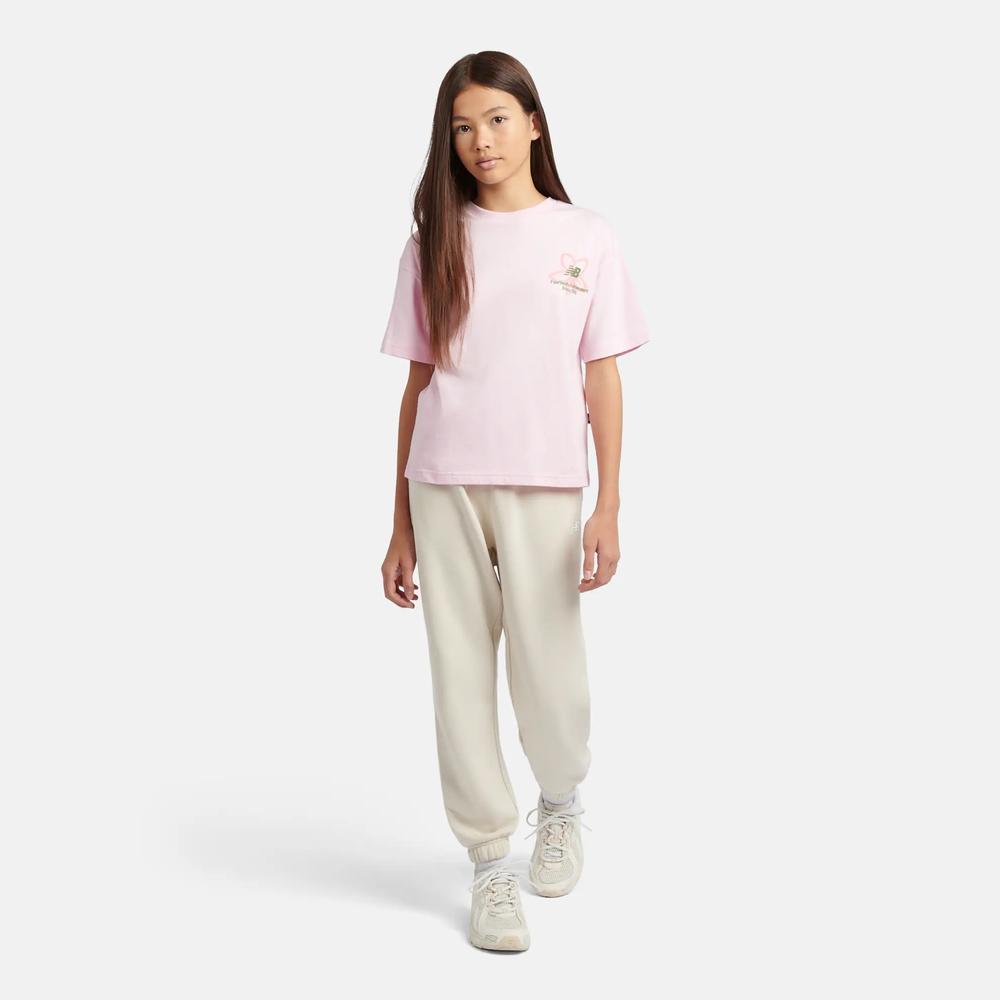 Tričko dětské New Balance YT6124R8LIR - růžové