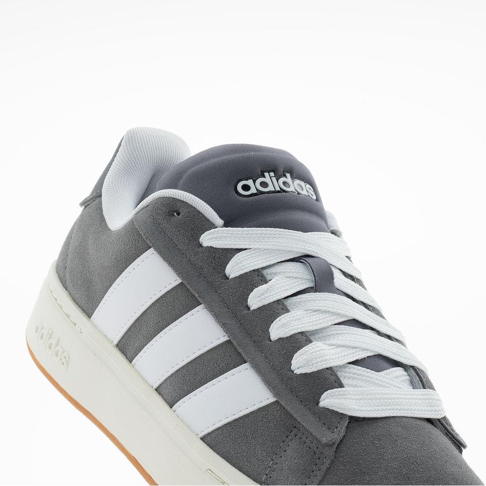Pánské dámské boty adidas Grand Court Platform JR0542 - šedivé