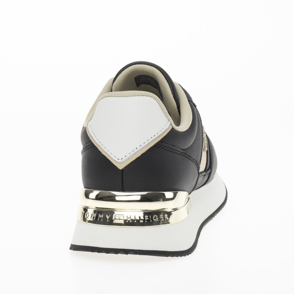 Boty Tommy Hilfiger Elevated Feminine Runner Hw FW0FW07830-YBL - černé
