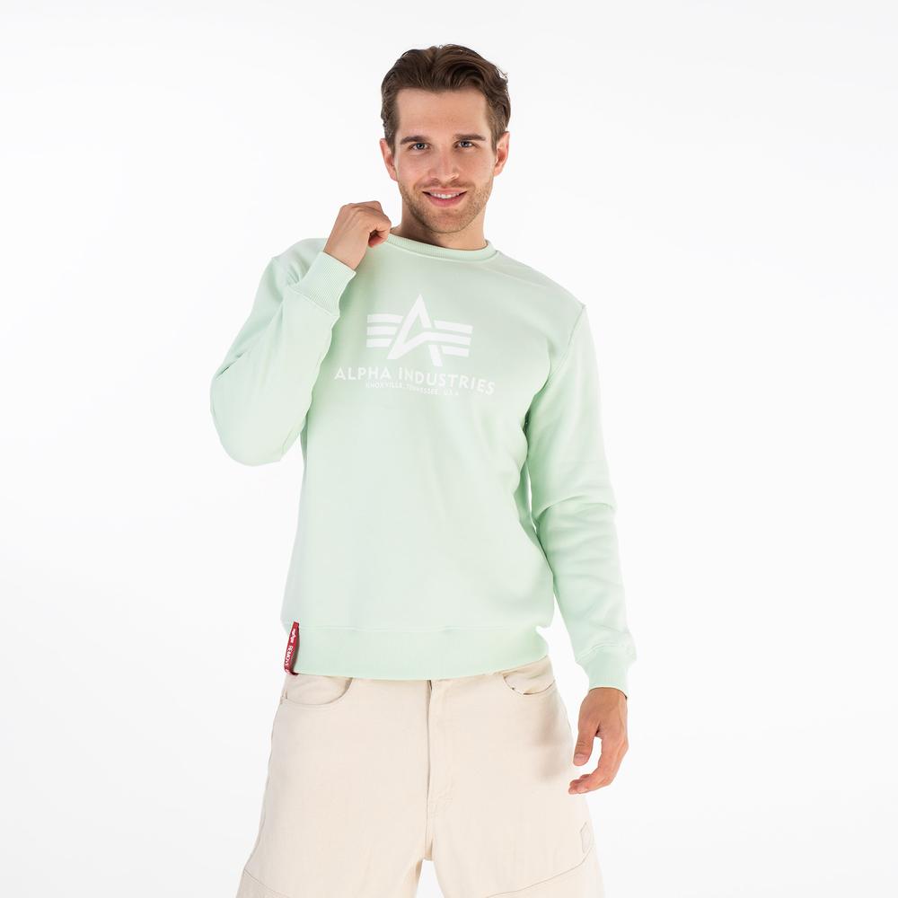 Mikina Alpha Industries Basic 17830243 - zelené