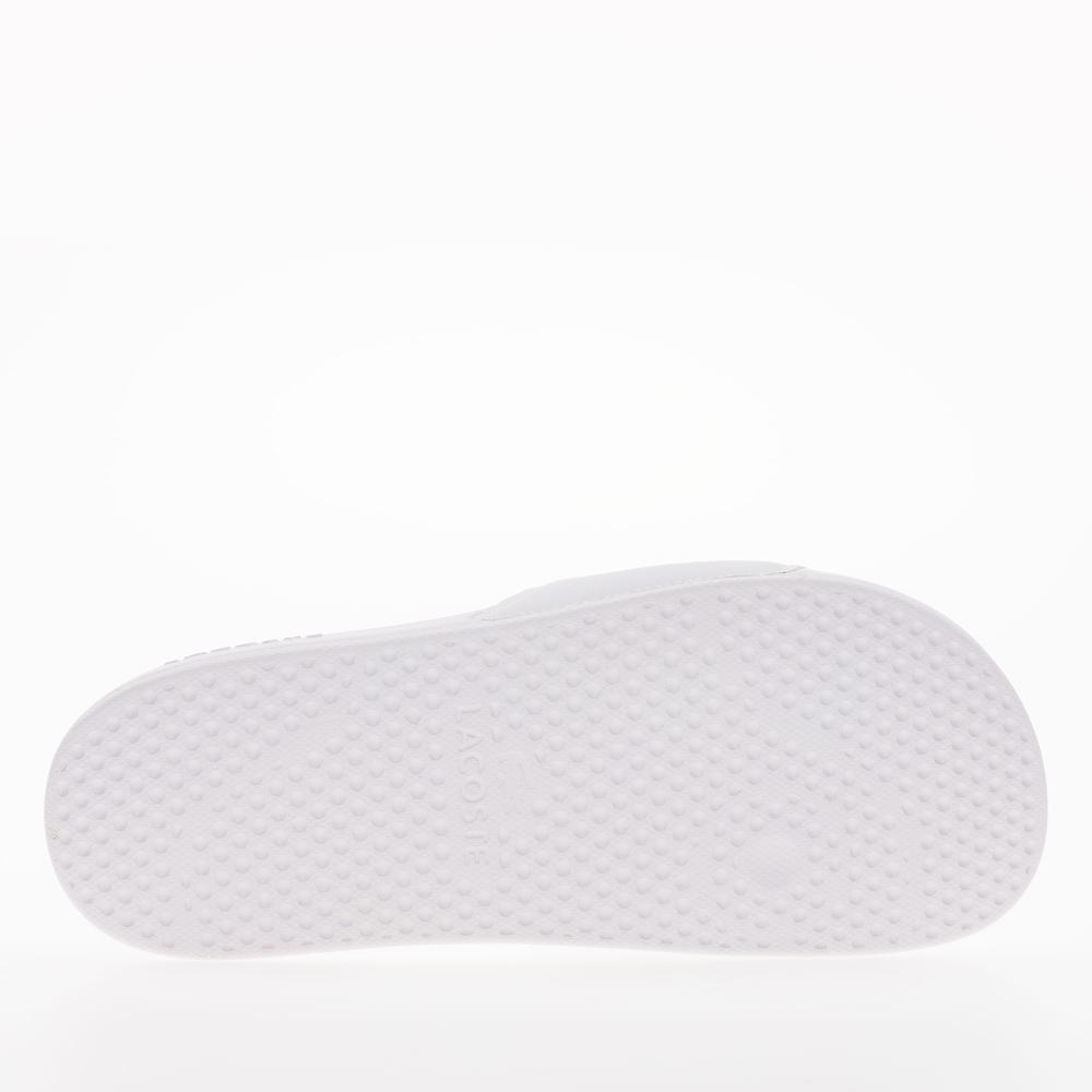 Žabky Lacoste Serve Sliders 749CMA0041-082 - bílé