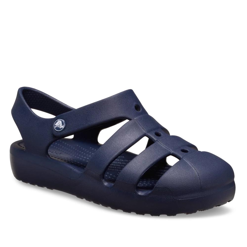 Sandále Crocs Classic Fisherman Sandal 210625-410 - tmavě modrě