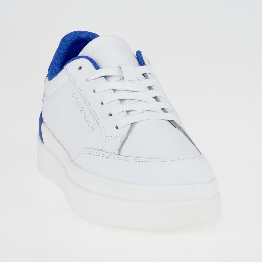 Boty Tommy Hilfiger Feminine Sneaker With Color Pop FW0FW06896-0LA - bílé